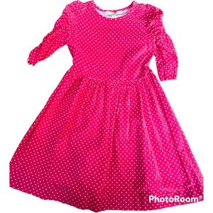 Matilda Jane On Point pink polka dot dress.